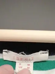 Vorschaubild 7 von Damen Langarmshirt Gr. 38/M gestreift Grün Weiß 3/4 Arm