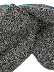 Vorschaubild 3 von Damen Loop Schal Wolle Grau Blau Pailletten 150cm Rundschal