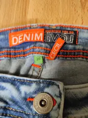 Vorschaubild 4 von Cecil Damen Jeans Shorts Blau Gr. 30 Casual