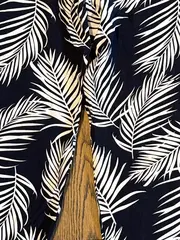 Vorschaubild 7 von Damen Stoffhose Gr. 40 Casual Mehrfarbig Palmenmuster