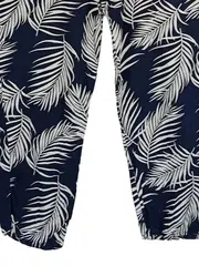 Vorschaubild 6 von Damen Stoffhose Gr. 40 Casual Mehrfarbig Palmenmuster