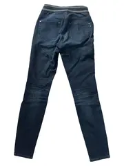 Vorschaubild 2 von Damen Jeans Slim Fit Hose Blau Gr. W24 L30 Rippstrick Casual