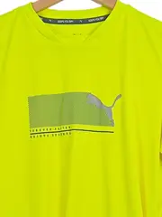 Vorschaubild 3 von Kinder Sport Shirt Gr. 176 Gelb Kurzarm Polyester Logo Print