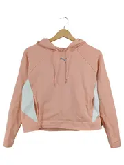 Vorschaubild 1 von Damen Kapuzenpullover Hoodie Rosa Cropped Gr. S Sportlich