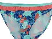 Vorschaubild 3 von Kinder Bikini Mehrfarbig Blumenmuster Rüschen Träger Sommer Gr. 134