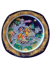 Vorschaubild 1 von Sammelteller Weihnachten 1985 Krippe Porzellan Mehrfarbig 28cm
