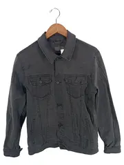 Vorschaubild 1 von Herren Jeansjacke Grau Gr. M Casual Baumwolle Elasthan