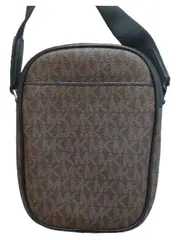 Vorschaubild 4 von Umhängetasche Herren Braun Logo-Print Crossbody Bag