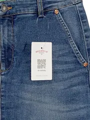 Vorschaubild 2 von Jeansrock Damen Gr. 38 Blau Casual