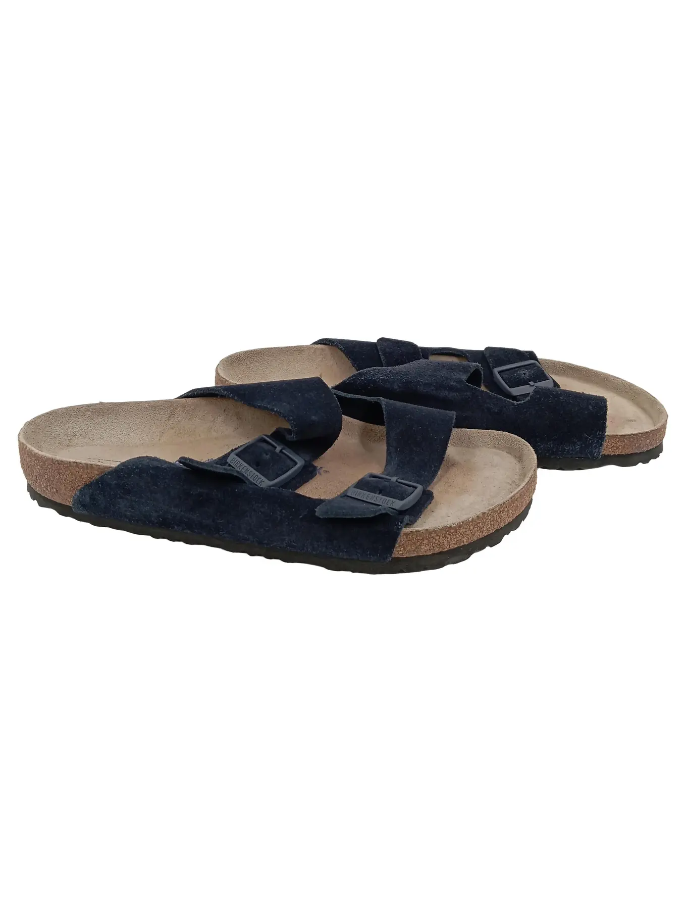 BIRKENSTOCK Arizona Sandalen Leder Herren Blau Gr. 45 Freizeit Schnallen