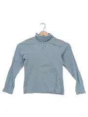 Vorschaubild 1 von Rollkragen Langarmshirt Kinder Gr. 138/140 Blau Baumwolle
