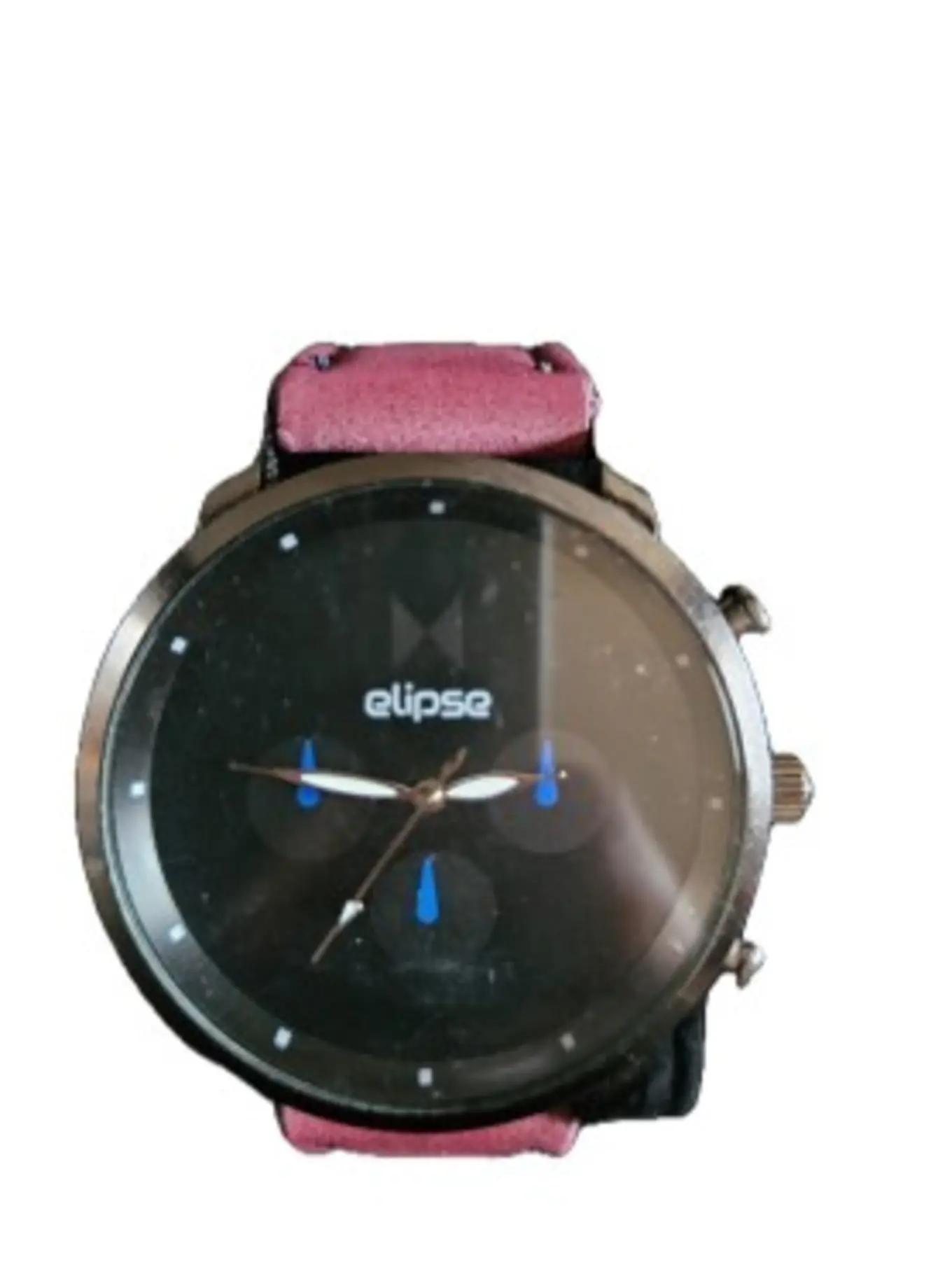 ELIPSE Herren Armbanduhr Schwarz Casual Metall Leder