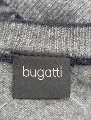 Vorschaubild 4 von Herren Pullover Gr. 48/M Grau Casual Grafisches Muster V-Ausschnitt