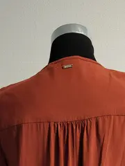 Vorschaubild 4 von Damen Langarmshirt Orange Gr. 38/M Casual Viskose