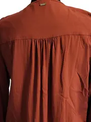 Vorschaubild 5 von Damen Langarmshirt Orange Gr. 38/M Casual Viskose