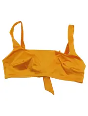 Vorschaubild 1 von Bikini Oberteil Damen Gr. 36 Orange Bandeau Schleife