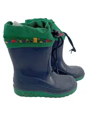 Vorschaubild 1 von Gummistiefel Kinder Gr. 22 Blau Grün Fahrzeug-Motiv