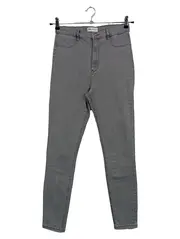 Vorschaubild 1 von Damen Jeans Skinny Fit Gr. 42 Grau Casual High Waist