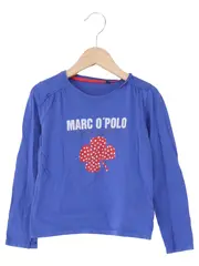 Vorschaubild 1 von MARC O POLO Kinder Langarmshirt Blau Gr. 116 mit Kleeblatt Logo Print