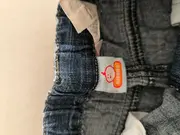 Vorschaubild 5 von Kinder Jeans Shorts Gr. 86 Blau Schriftzug Casual Baumwolle