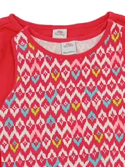 Vorschaubild 3 von Mädchen Twin Set Kleid & Shirt Gr. 104 Rot farbenfroh