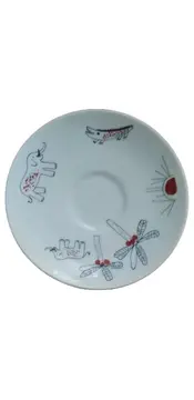 Vorschaubild 1 von Thomas Porzellan Untertasse Elefant Tiermotiv Retro Weiß 15 cm