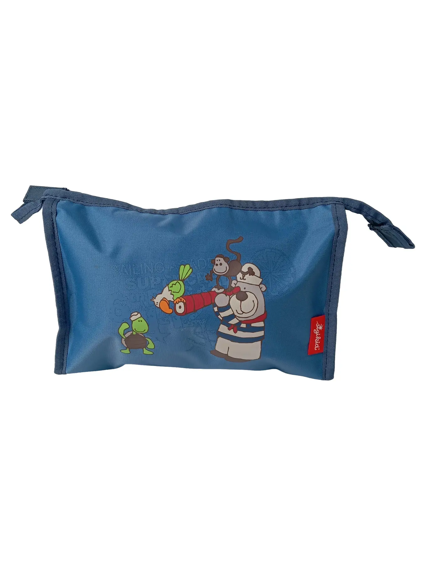 SIGIKID Kinder Kulturbeutel Blau Tiermotive Waschbeutel Reisebeutel