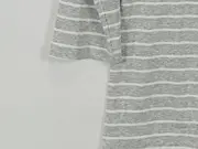 Vorschaubild 3 von Damen Langarmshirt Gr. 40/L Grau Gestreift Casual Baumwolle