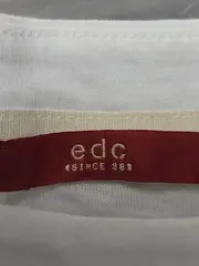 Vorschaubild 5 von EDC Damen T-Shirt Weiß Gr. S Modern Nietenbesatz
