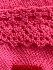 Vorschaubild 6 von EDC Damen T-Shirt Gr. 38 Pink Casual Häkelspitze Kurzarm