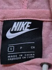 Vorschaubild 6 von Damen Kapuzenpullover Hoodie Rosa Gr. S Logo-Print Sportlich