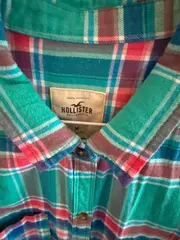 Vorschaubild 6 von Damen Hemdbluse Gr. M Kariert Baumwolle Türkis Pink Blau