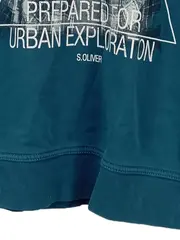 Vorschaubild 3 von Herren Kapuzenpullover Hoodie Bär Motiv Urban Petrol XL