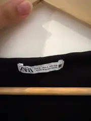 Vorschaubild 3 von Damen Body Gr. L Schwarz Basic Baumwolle Kurzarm