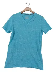 Vorschaubild 1 von Herren T-Shirt V-Ausschnitt M Türkis Casual