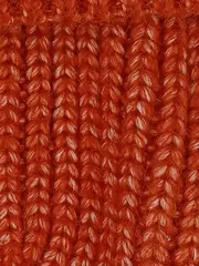 Vorschaubild 2 von Strickmütze Damen Rippstrick Beanie Wintermütze Orange Casual