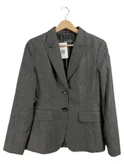 Vorschaubild 1 von Damen Blazer Sakko Gr. 36 S Grau Meliert Business Wolle