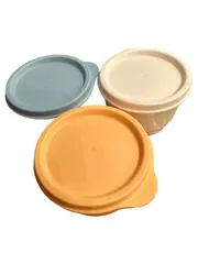 Vorschaubild 1 von Vorratsdosen Set 3-teilig mit Deckel Pastellfarben Retro