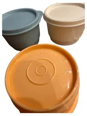 Vorschaubild 2 von Vorratsdosen Set 3-teilig mit Deckel Pastellfarben Retro