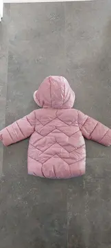 Vorschaubild 3 von Kinder Mädchen Steppjacke Winterjacke Gr. 86 Rosa mit Kapuze