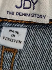 Vorschaubild 6 von Jeansrock Damen Gr. 36 Blau Casual Knopfleiste