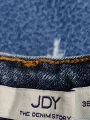 Vorschaubild 5 von Jeansrock Damen Gr. 36 Blau Casual Knopfleiste