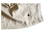 Vorschaubild 2 von Damen Cargohose Gr. 42 Beige Kariert Casual Hose
