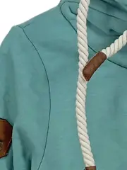 Vorschaubild 2 von Damen Kapuzenpullover Hoodie Gr. 38/M Türkis Casual