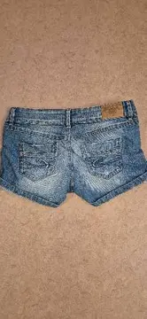 Vorschaubild 2 von DC Damen Jeans Shorts Gr. W27/36 Blau Denim Used Look