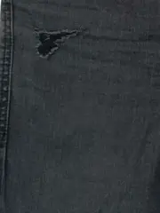 Vorschaubild 5 von Damen Jeans Shorts Grau W29/38 Casual Fransen Cut-Outs Baumwolle