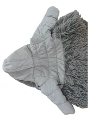 Vorschaubild 2 von MIDIMOD Mädchen Steppjacke Gr. 74 Grau Kunstfell Schleife Winterjacke