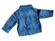 Vorschaubild 4 von Jeansjacke Kinder Blau Baumwolle Casual Gr. 62 Langarm
