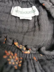 Vorschaubild 5 von Mädchen Freizeitkleid Gr. 110 Grau Blumenmuster Casual Rüschen