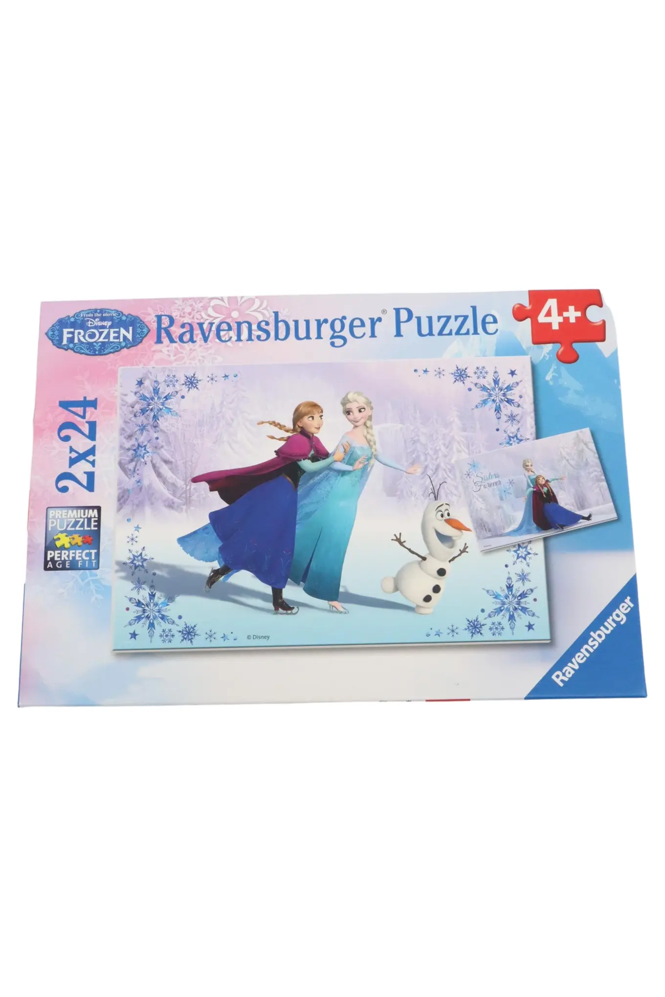 RAVENSBURGER Frozen 2x24 Teile Puzzle Kinder Elsa Anna Olaf Disney Film